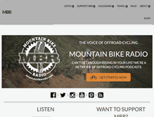Tablet Screenshot of mountainbikeradio.com